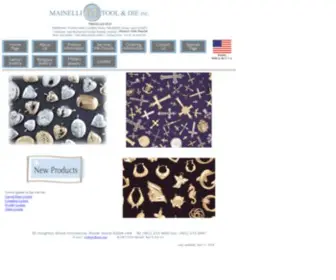 Mainelli.com(Jewelry Manufacturer Mainelli Tool and Die Made in the USA) Screenshot