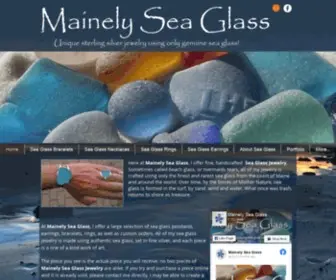 Mainelyseaglass.net(Sea Glass Jewelry) Screenshot