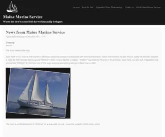 Mainemarineservice.com(Mainemarineservice) Screenshot