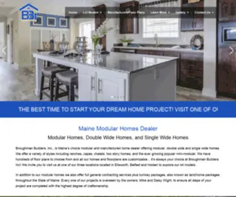 Mainemodularhomes.com(Maine modular homes) Screenshot