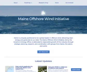 Maineoffshorewind.org(Maine Offshore Wind Initiative) Screenshot