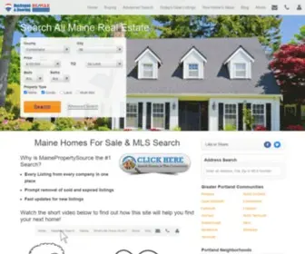 Mainepropertysource.com(Portland Maine Real Estate) Screenshot