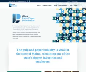 Mainepulpaper.org(U Maine Pulp and Paper Foundation) Screenshot