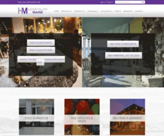 Mainerestaurant.com(Maine Restaurant Association) Screenshot