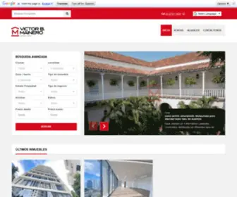 Maineroinmobiliaria.com(Victor B Mainero Inmobiliaria) Screenshot