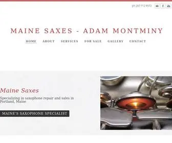 Mainesaxes.com(Maine Saxes) Screenshot