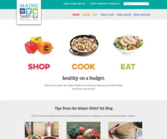 Mainesnap-ED.org(Maine SNAP) Screenshot