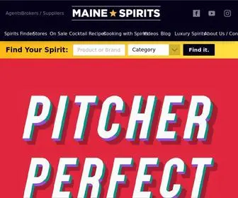 Mainespirits.com(Maine Spirits) Screenshot
