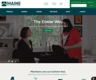 Mainestatecu.org(Maine State Credit Union) Screenshot