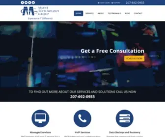 Mainetechgroup.com(Maine Technology Group) Screenshot