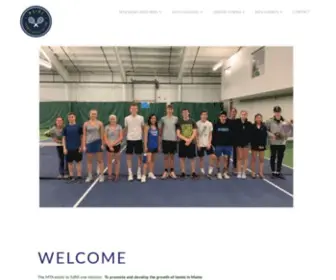 Mainetennis.org(The Maine Tennis Association) Screenshot