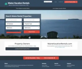 Mainevacationrentals.com(Maine Vacation Rentals Directory) Screenshot