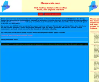 Maineweb.com(Maine Business District) Screenshot