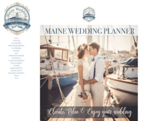 Maineweddingplanner.com(Maine Wedding) Screenshot