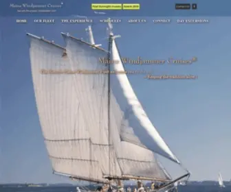 Mainewindjammercruises.com(Maine Windjammer Cruises® Sailing Vacation Cruise) Screenshot