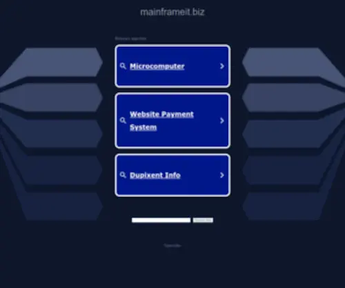 Mainframeit.biz(Mainframeit) Screenshot
