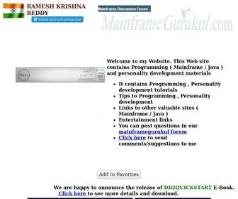Mainframetutorials.com(MAINFRAME TUTORIALS) Screenshot