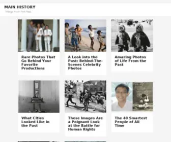 Mainhistory.com(Mainhistory) Screenshot