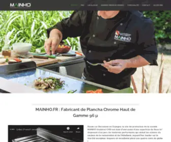Mainho.fr(Préférez MAINHO GRILLS et PLANCHAS PRO sur carrement) Screenshot