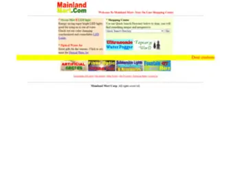 Mainlandmart.com(Mainland Mart factory outlet and wholesale supplier) Screenshot
