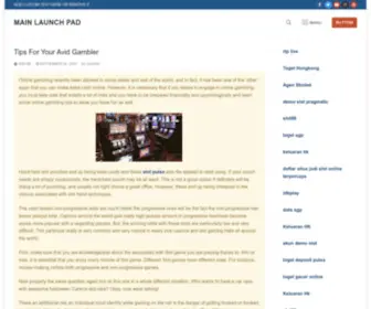 Mainlaunchpad.com(Main Launch Pad) Screenshot