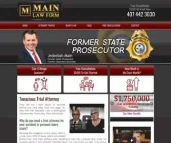 Mainlawfirm.com(Florida Car Accident Lawyer) Screenshot