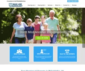 Mainlineaudiology.com(Hearing Aids) Screenshot