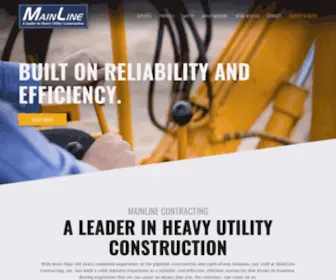 Mainlinecontracting.com(Mainline Contracting) Screenshot