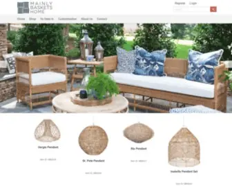 Mainlybaskets.com(Mainly Baskets Home) Screenshot