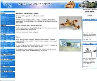 Mainlymilitarymodels.co.uk(Mainly Military Models) Screenshot