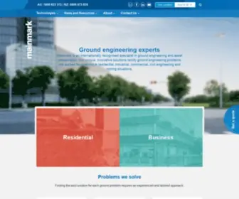 Mainmark.com(Mainmark Ground Engineering) Screenshot