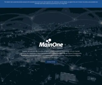Mainone.net(An Equinix Company) Screenshot