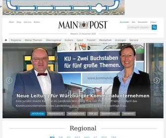 Mainpost.de(Aktuelle Nachrichten aus Würzburg) Screenshot