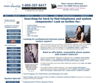 Mainresource.com(Business Telephone Systems) Screenshot