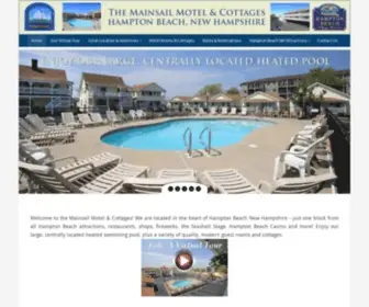 Mainsailhamptonbeach.com(Hampton Beach NH Motels Hotels) Screenshot