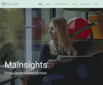 Mainsights.nl(Diepgaande klantinzichten) Screenshot