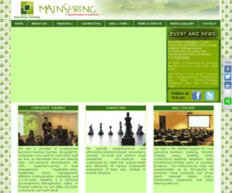 Mainspring.com.ng(Mainspring Consulting) Screenshot