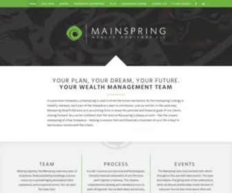 Mainspring.com(Mainspring) Screenshot