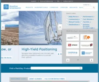 Mainstayinvestments.com(MainStay Funds) Screenshot