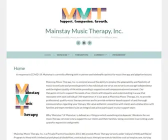 Mainstaymusictherapy.com(Mainstay provides music services to the Greater Fort Wayne) Screenshot