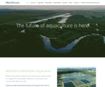 Mainstreamaquaculture.com(MainStream Aquaculture) Screenshot