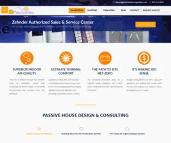 Mainstreamcorporation.com(Passive House Construction) Screenshot