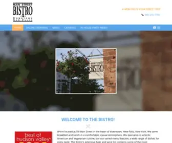 Mainstreetbistro.com(Main Street Bistro) Screenshot
