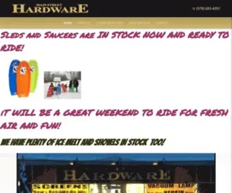 Mainstreethardware.com(MAIN STREET HARDWARE) Screenshot