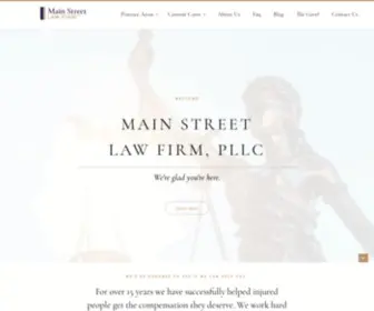 Mainstreetlawfirm.com(Main Street Law Firm) Screenshot