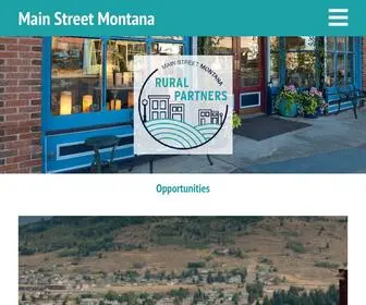 Mainstreetmontanaproject.com(Main Street Montana) Screenshot