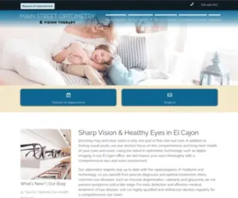 Mainstreetod.com(Family-Focused Eye Care) Screenshot