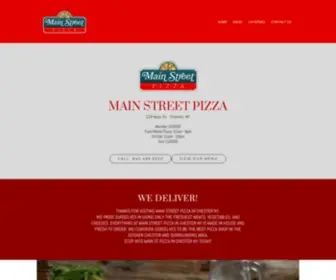 Mainstreetpizzachester.com(Main Street Pizza and Restaraunt Chester NY) Screenshot