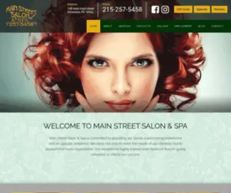 Mainstreetsalon.net(Main Street Salon & Spa) Screenshot