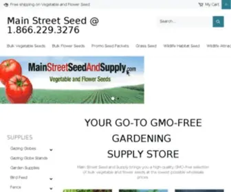 Mainstreetseedandsupply.com(Bulk Vegetable/Flower Seed & Bird Food) Screenshot